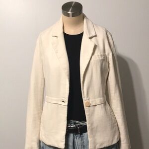 House of Harlow 1960 Cream Textured Blazer